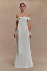 Oliver Slinky Maxi Dress - White