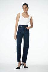 Tina Mom Jean - Indigo Blue