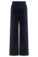 Rayne Wide Leg Denim Jeans - Indigo Blue