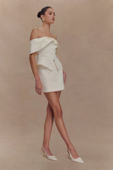 Alix Suiting Mini Skort - Ivory