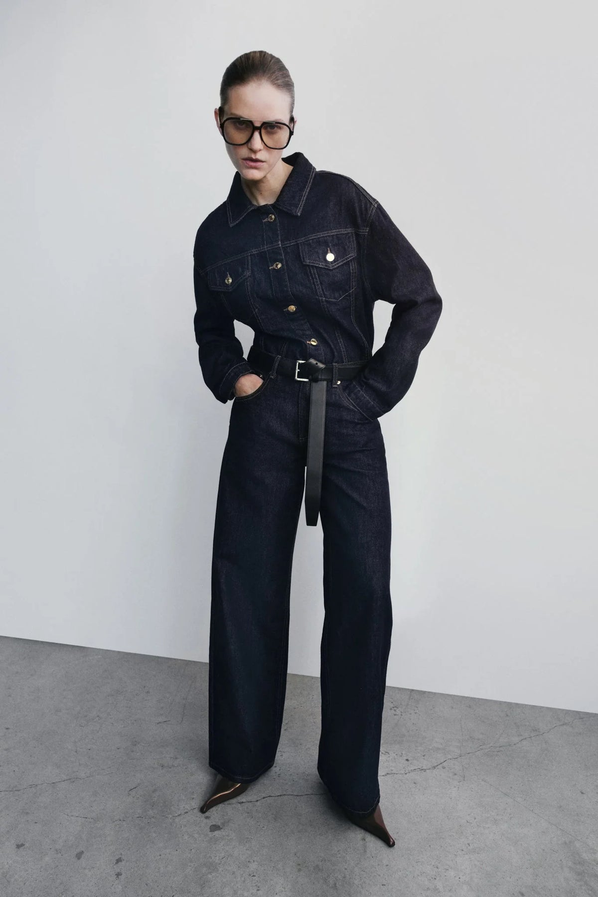 Mannon Mid Rise Denim Jeans - Washed Indigo Blue