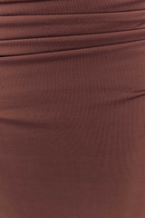 Oliver Slinky Maxi Dress - Chocolate