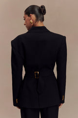 Bellamy Cinched Blazer - Black