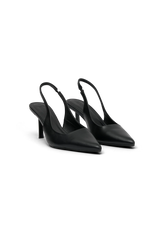 Dasha Sling Back Heels - Black