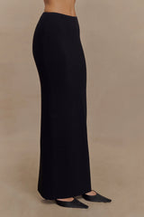 Kyle Knit Maxi Skirt - Black