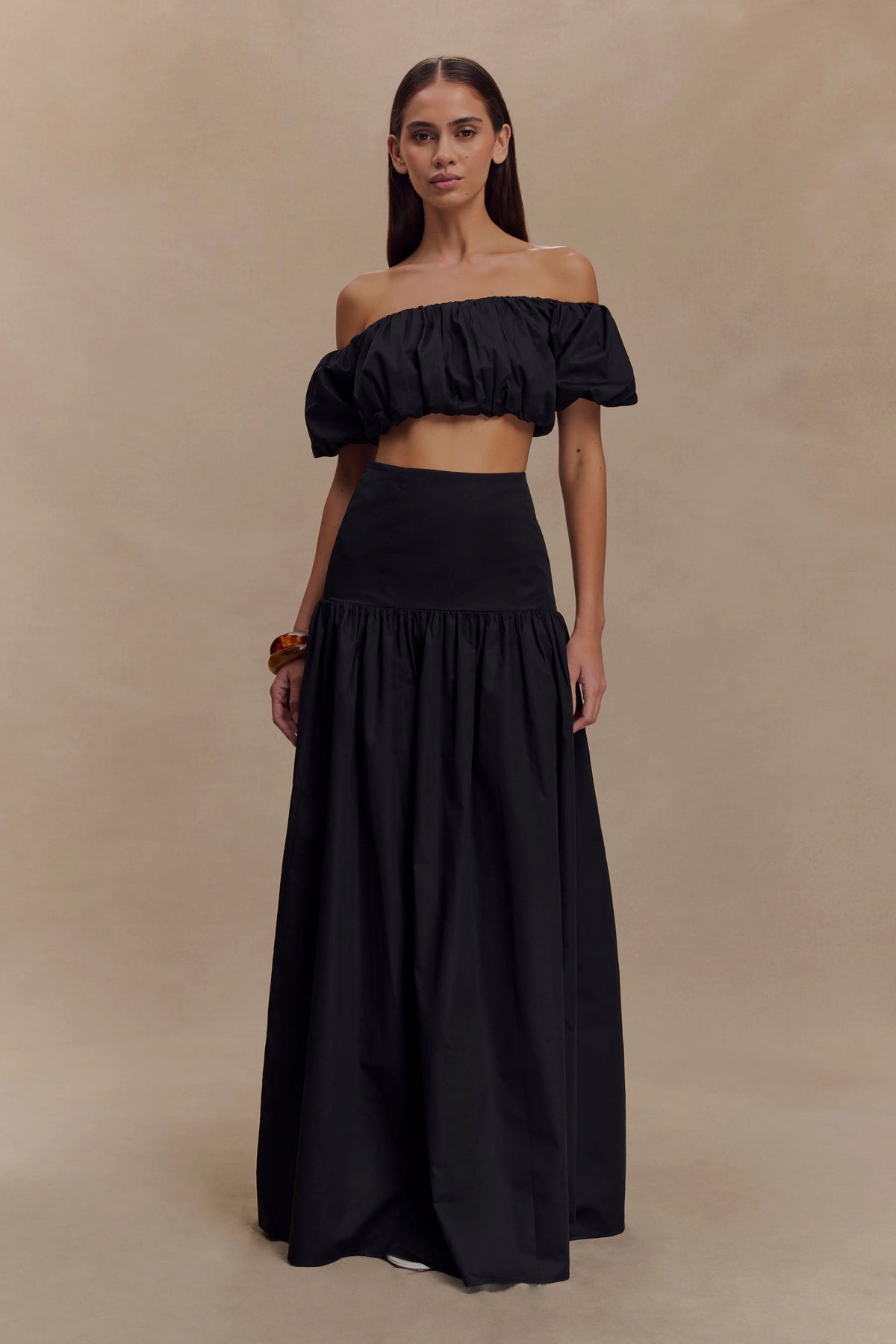 Autumn Maxi Skirt - Black