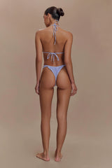 Persephone Gingham Bikini Bottoms - Lilac