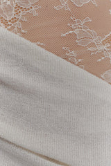 Luxie Lace Knit Mini Dress - Ivory