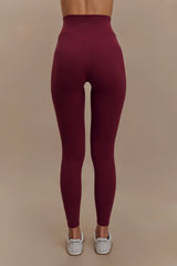 Callie Active Leggings - Burgundy